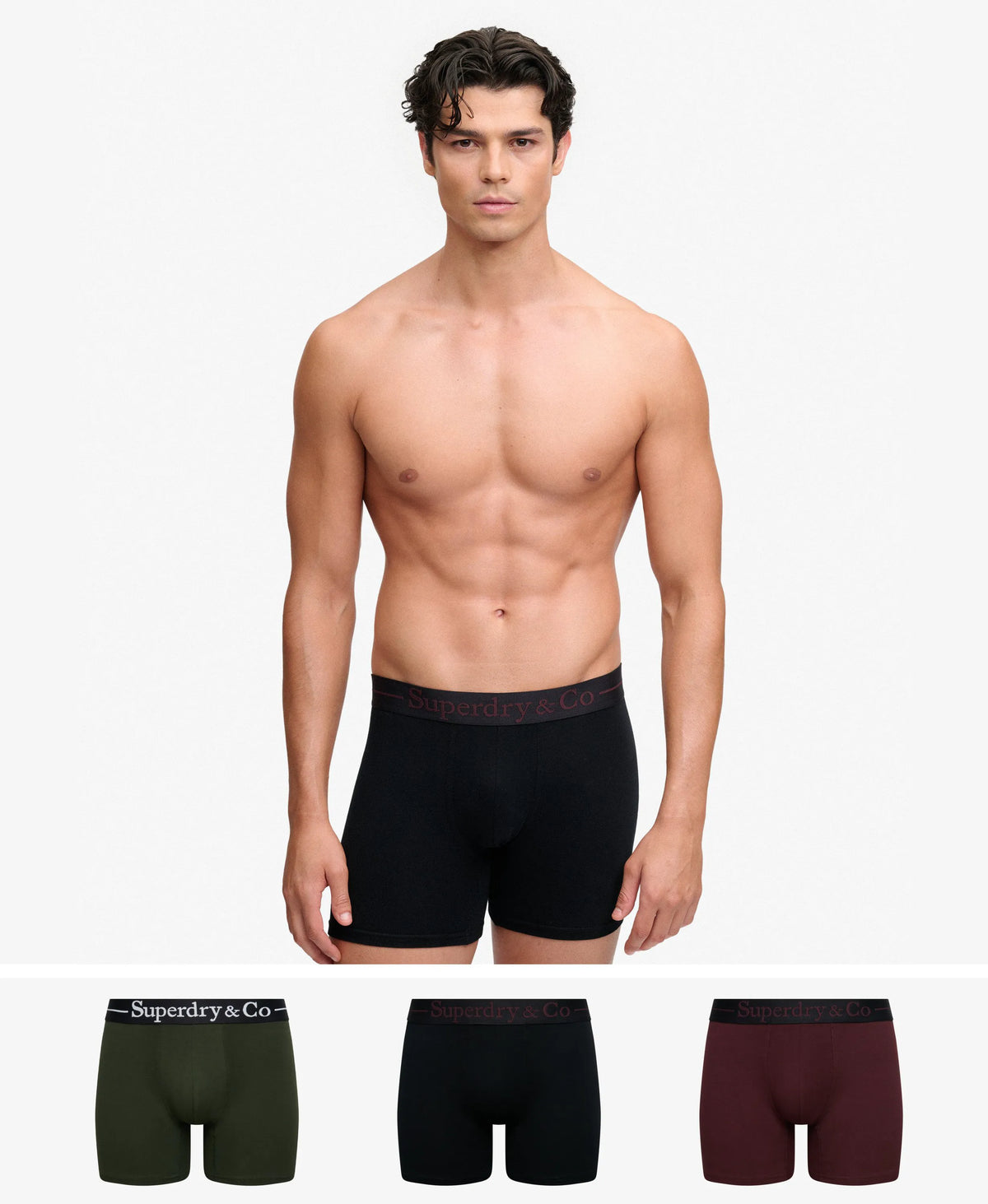 Black/Burgundy/Olive Green