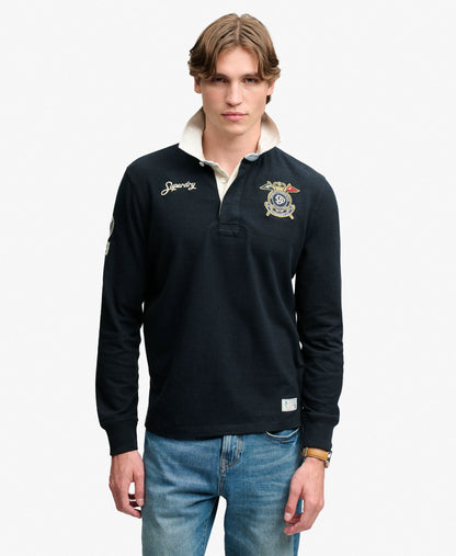 Double Emblem Rugby Shirt