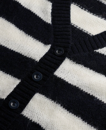 Eclipse Navy/Off White Stripe