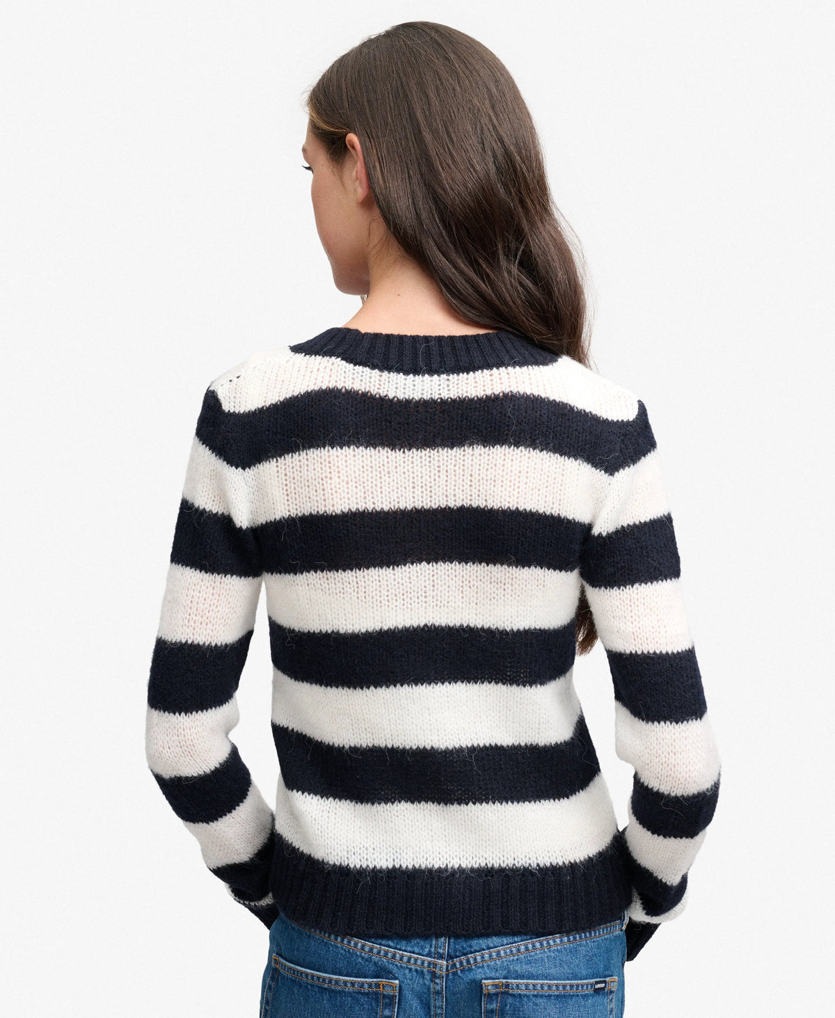 Eclipse Navy/Off White Stripe