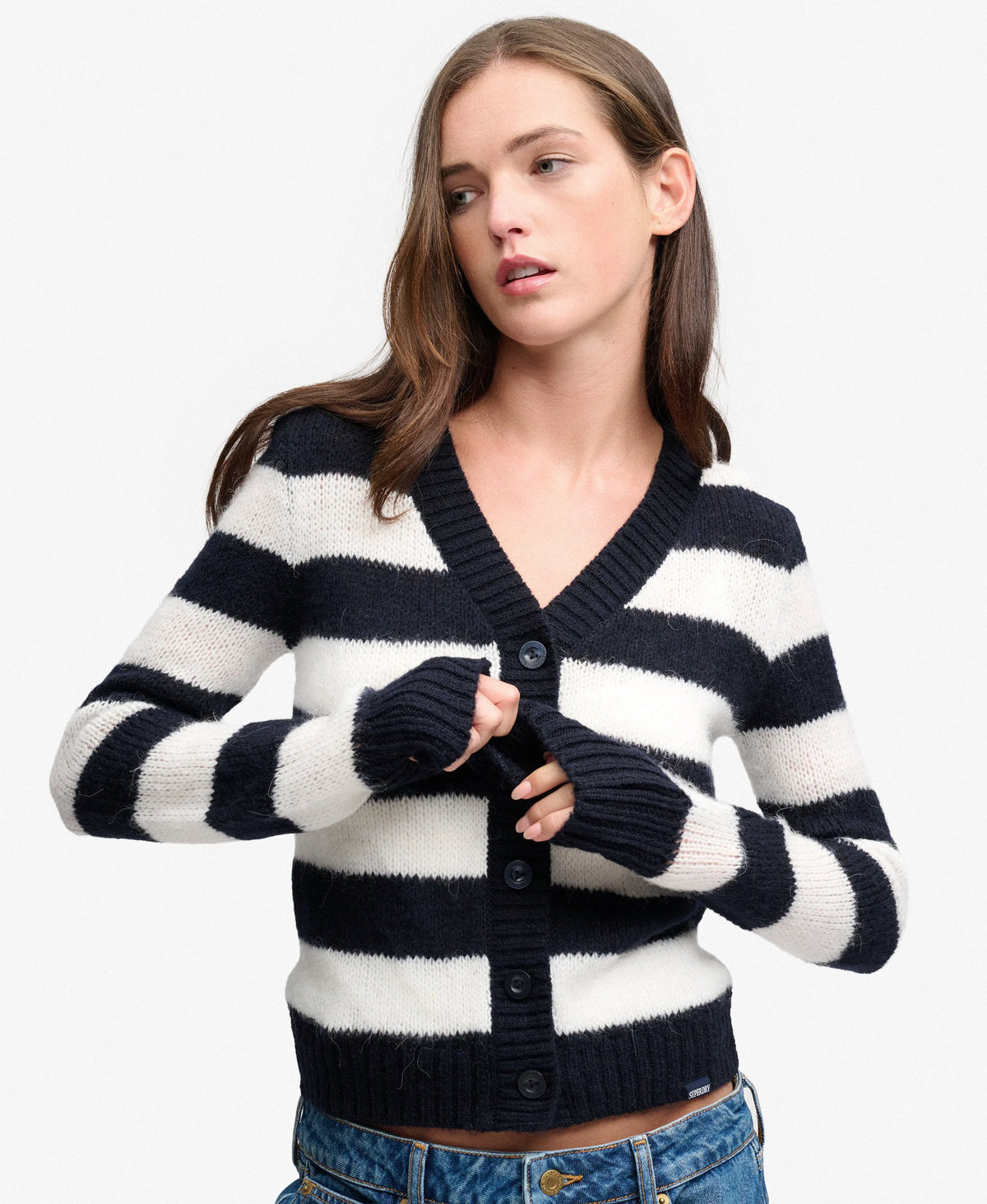 Eclipse Navy/Off White Stripe