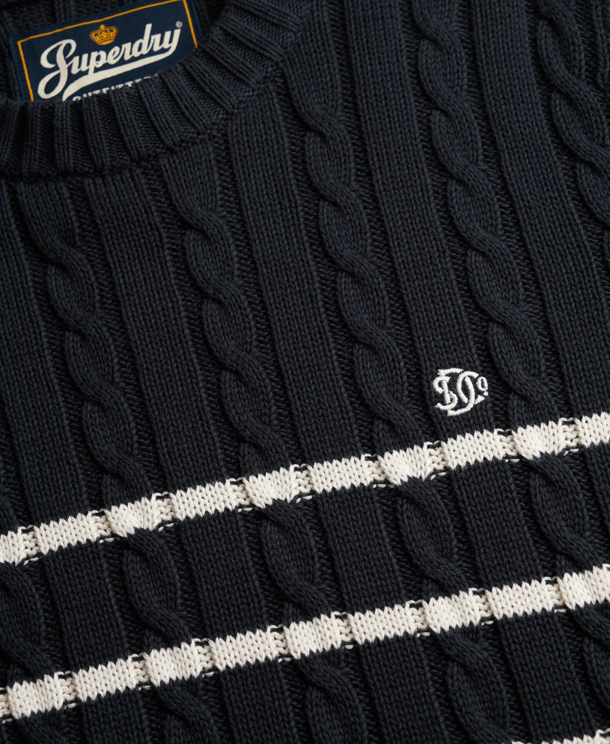 NAVY/WHITE STRIPE