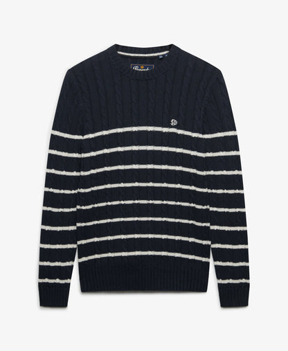 NAVY/WHITE STRIPE