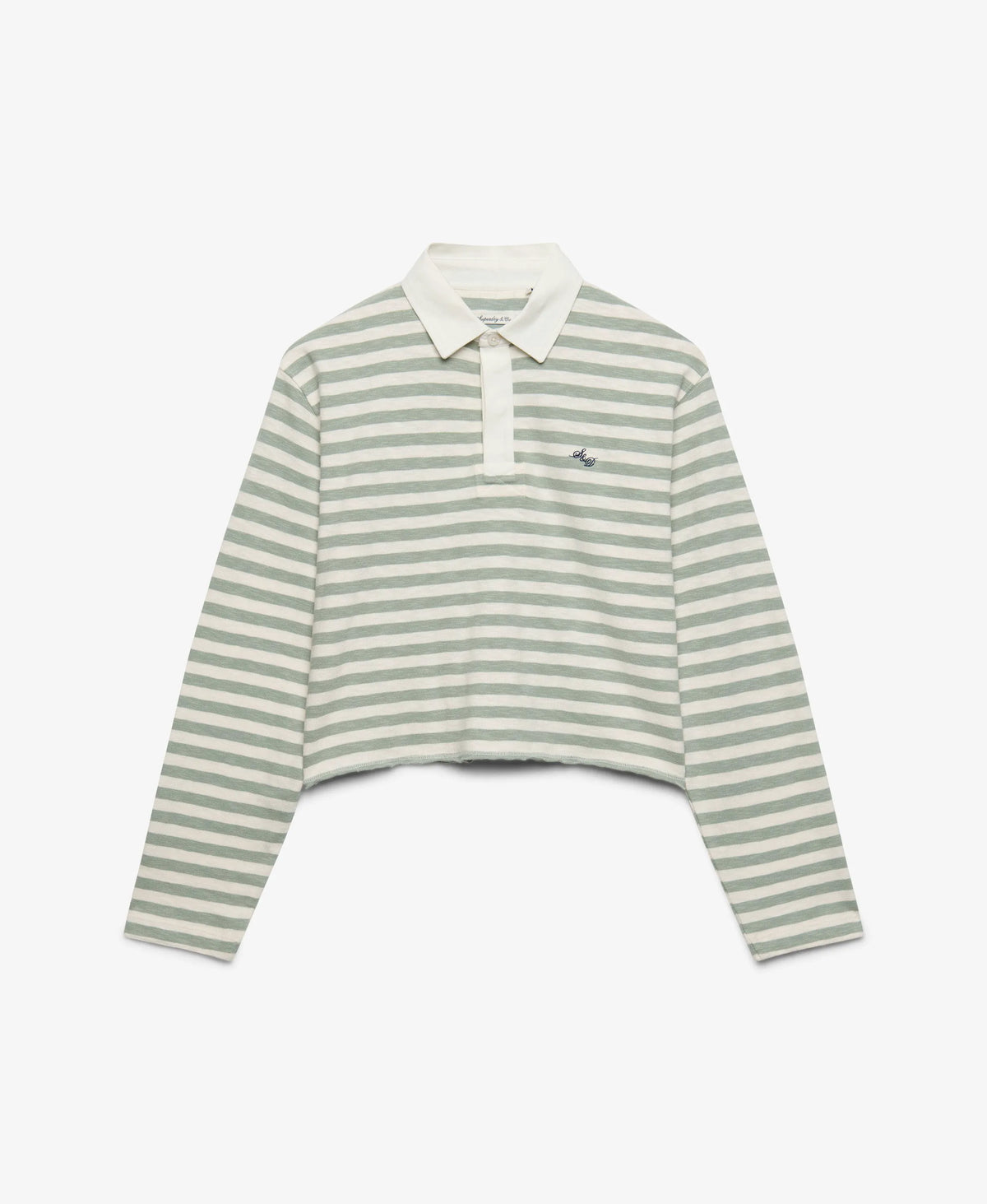 Ecru/Light Jade Green