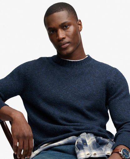 Dark Navy Fleck