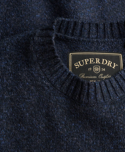 Dark Navy Fleck