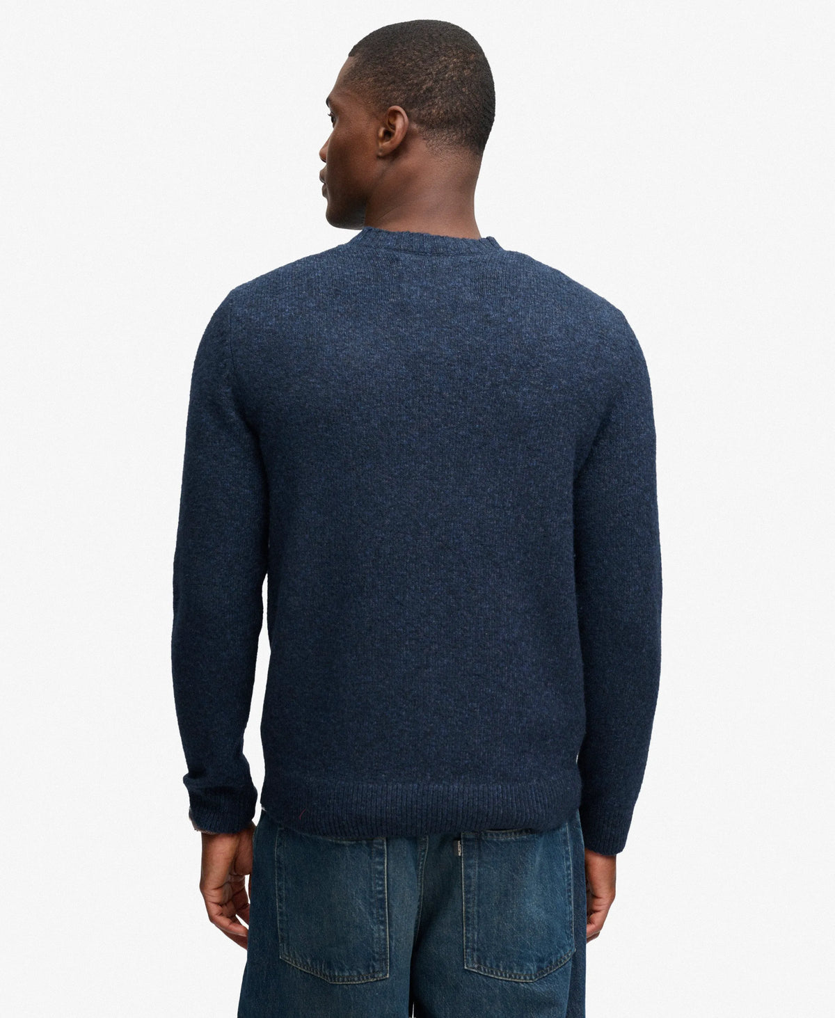 Dark Navy Fleck