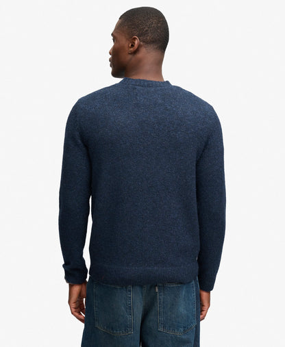 Dark Navy Fleck