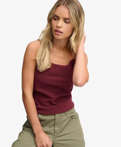 Port Red Polka Dot