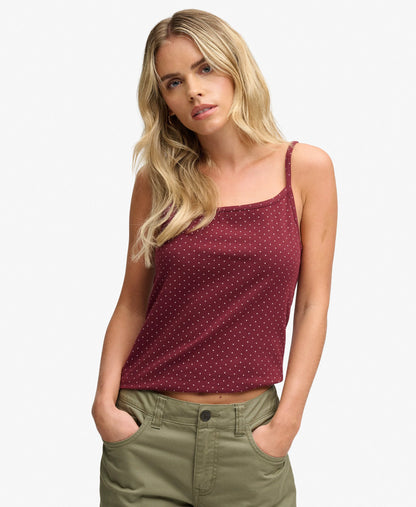 Port Red Polka Dot