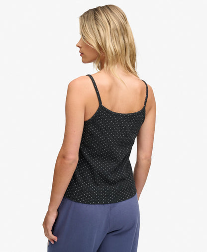 Black/Ecru Polka Dot