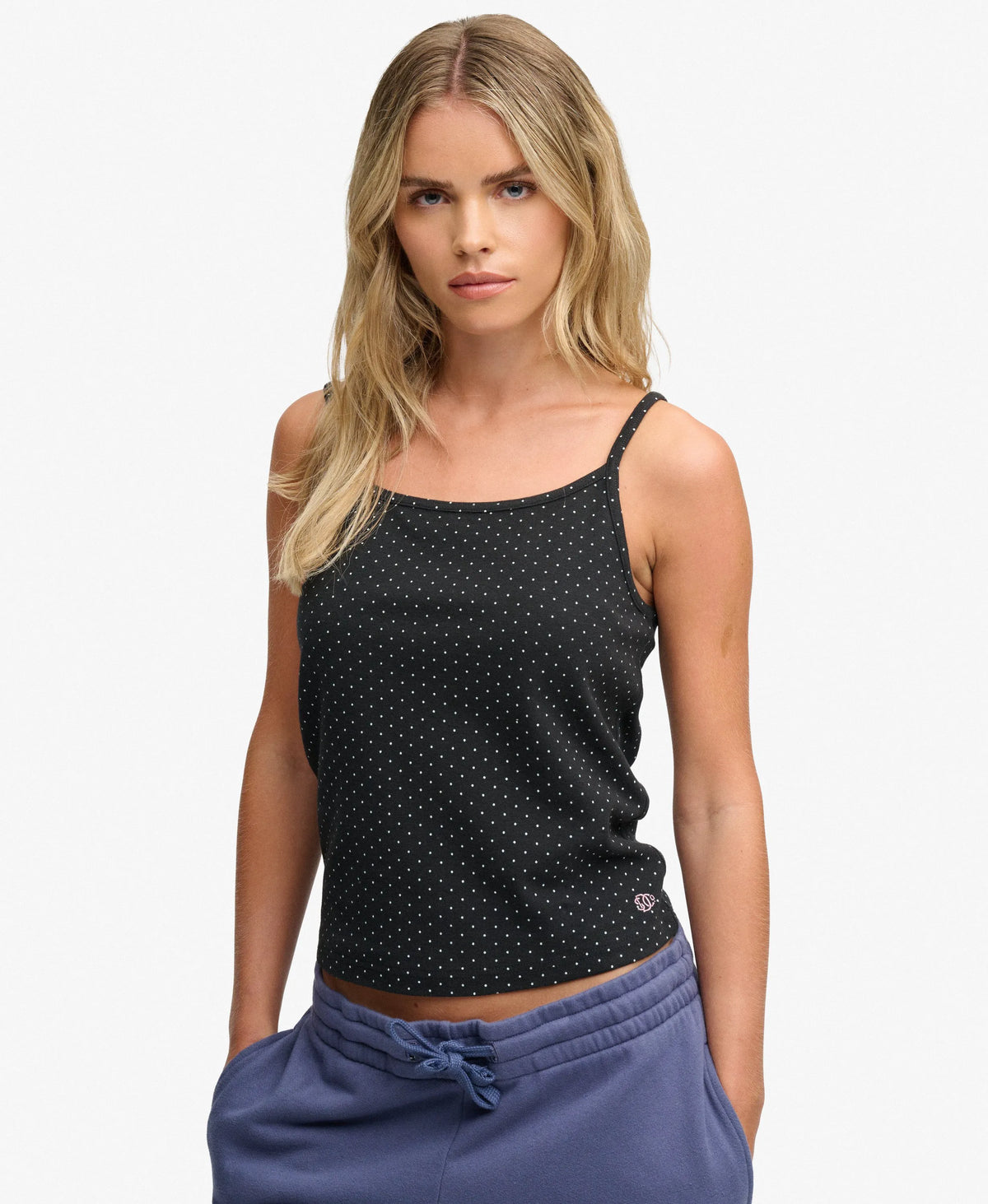 Black/Ecru Polka Dot