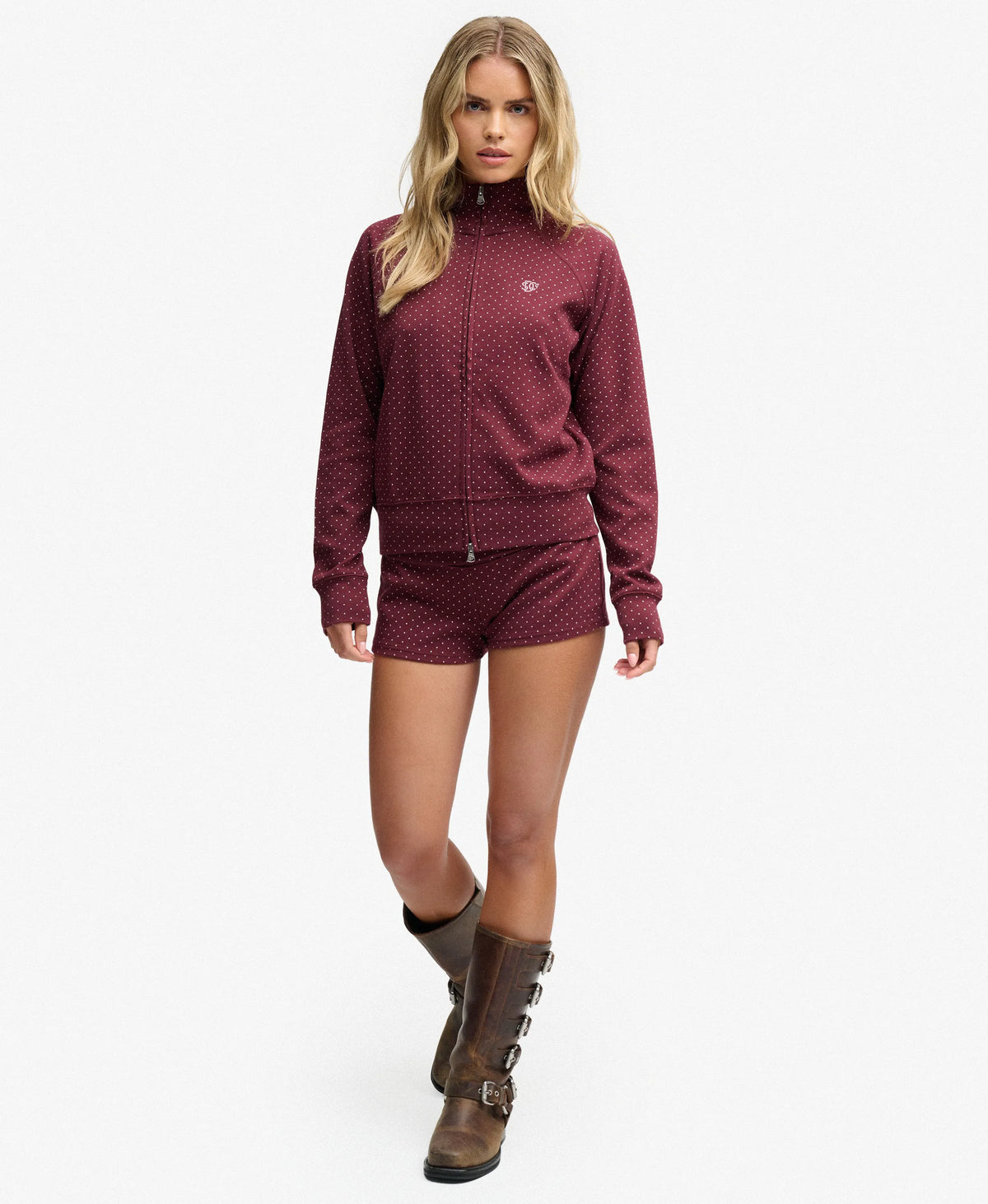 Port Red Polka Dot