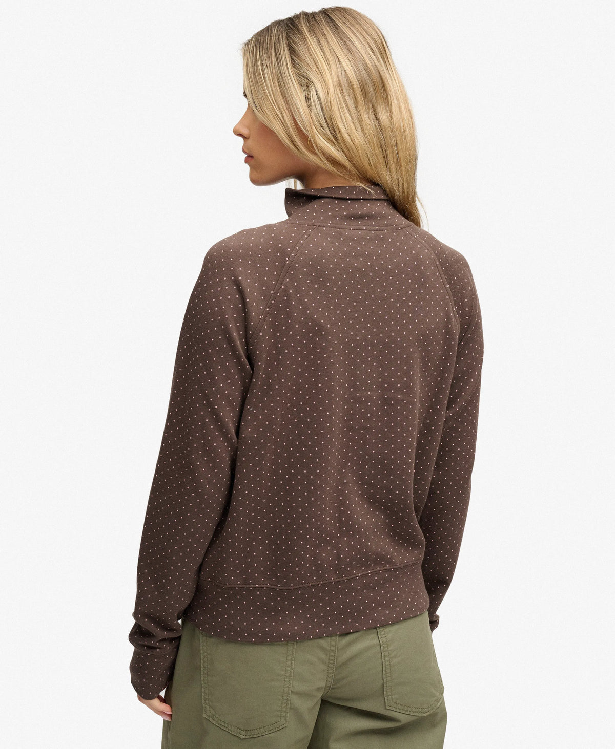 Brown/Pink Polka Dot