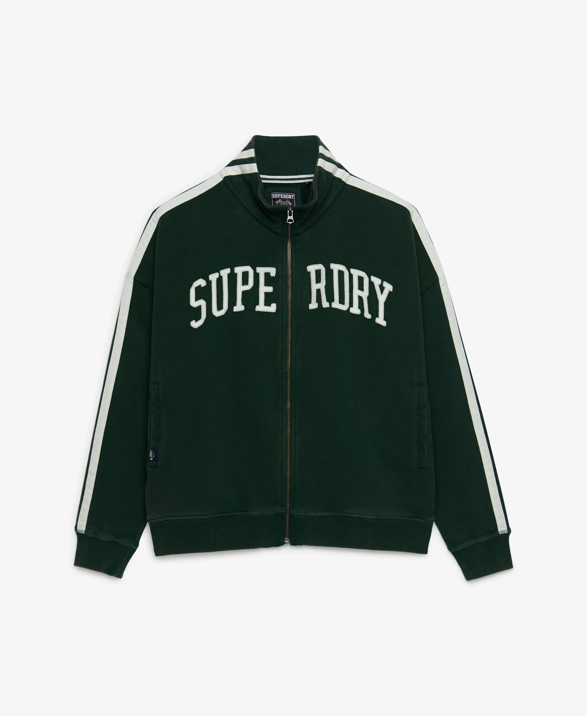 Athletic Essentials Applique Loose Zip Track Top