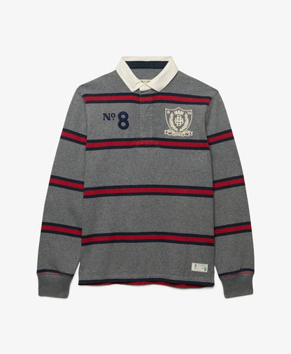 Antique Grey Marl Stripe