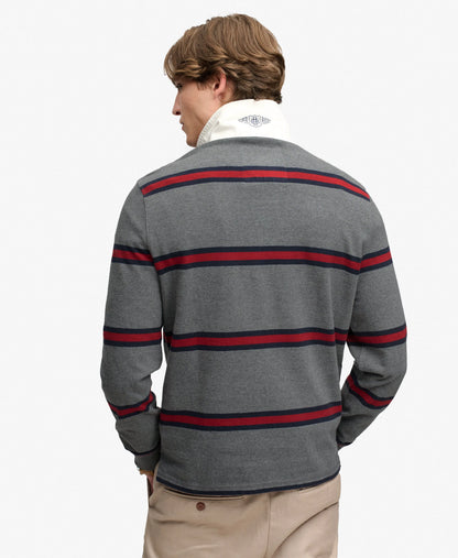 Antique Grey Marl Stripe