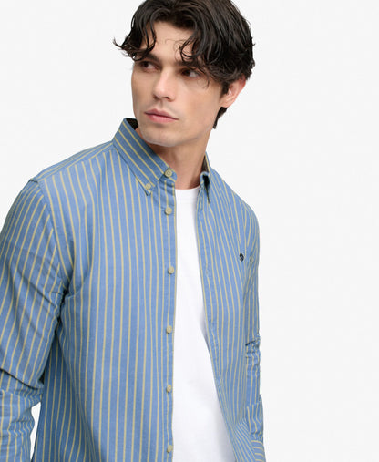 Broker Navy Lemon Stripe