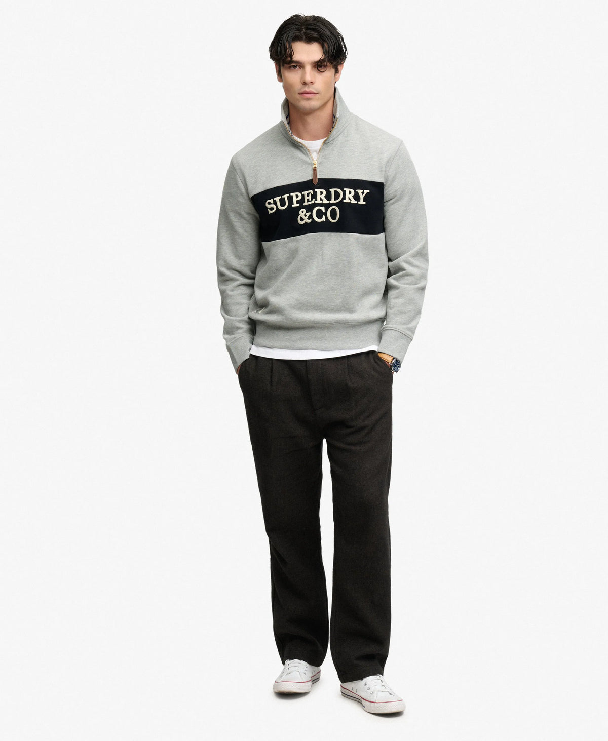 GREY MARL/ECLIPSE NAVY