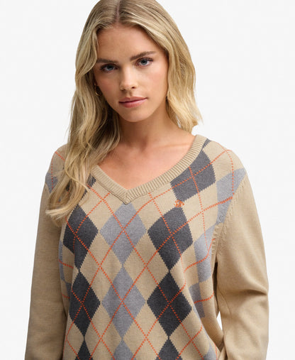 Beige Argyle