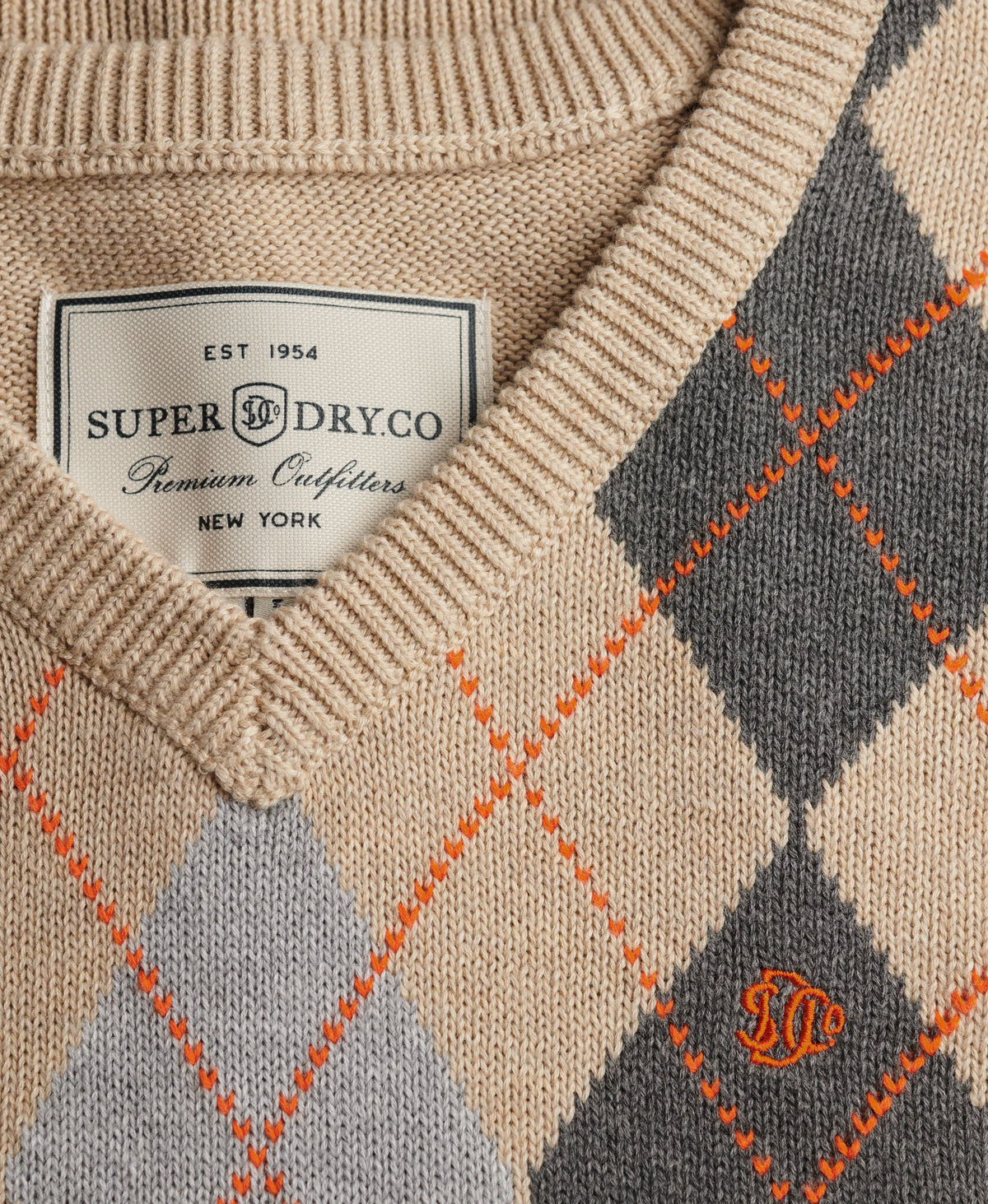 Beige Argyle