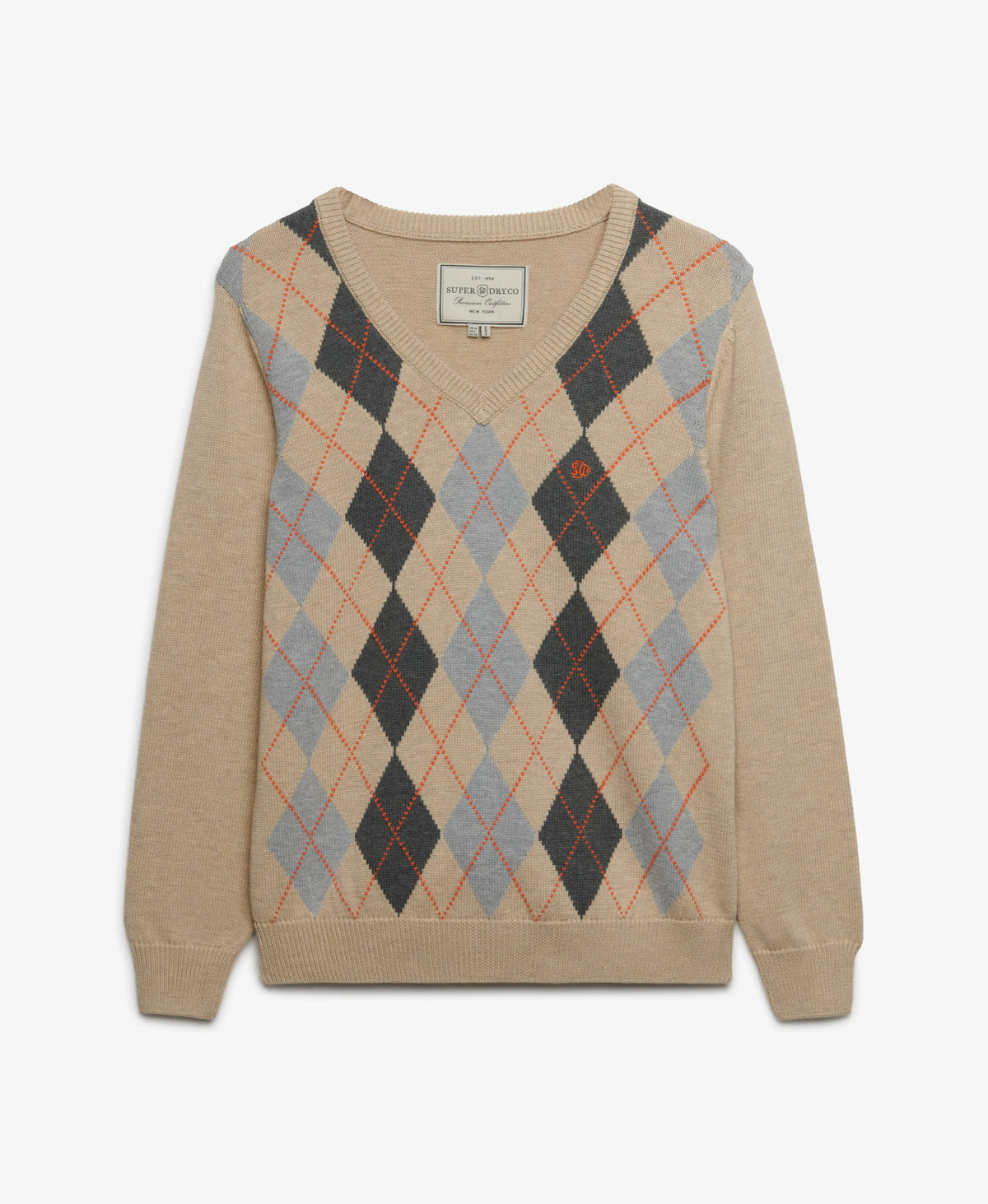 Beige Argyle