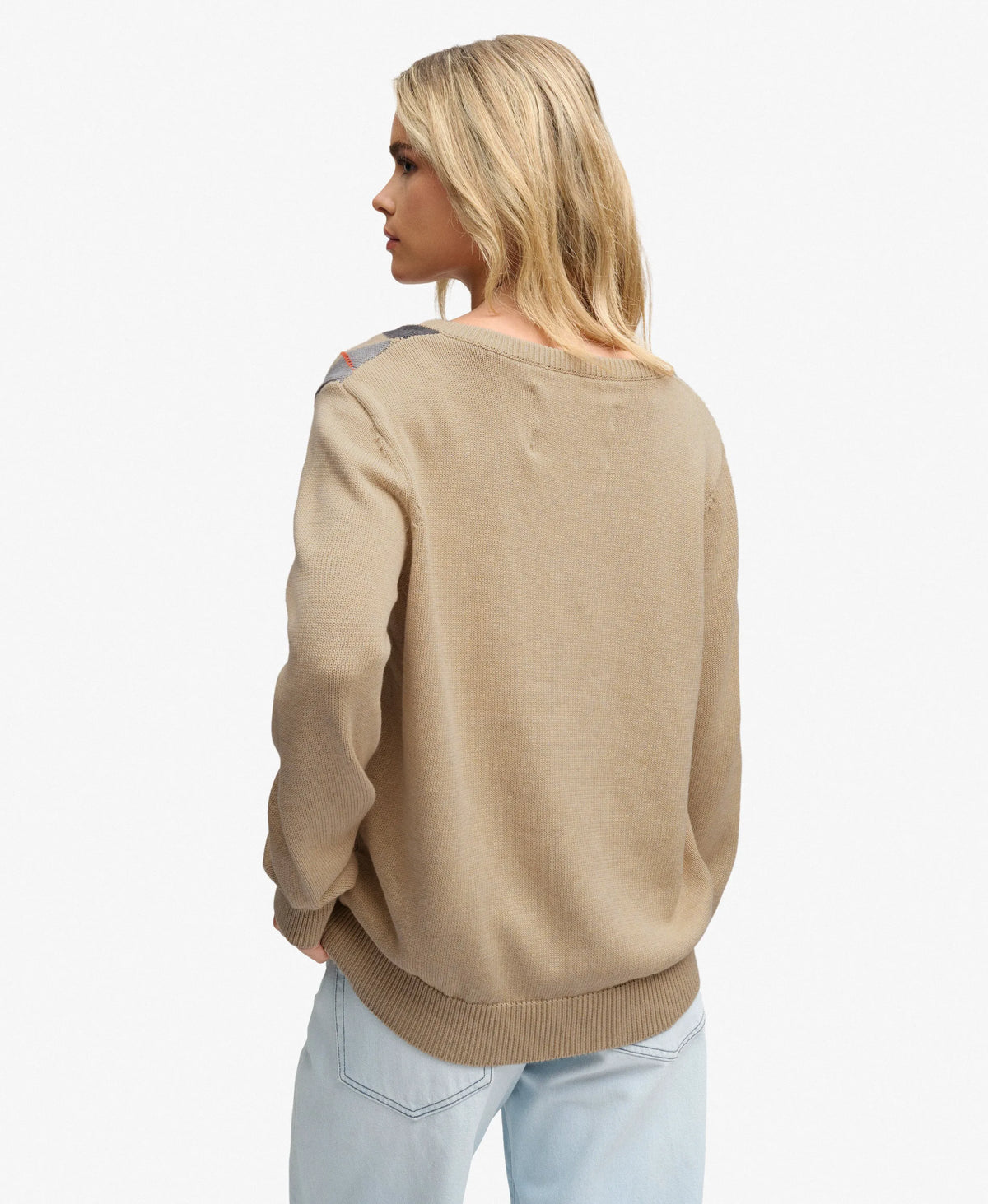 Beige Argyle