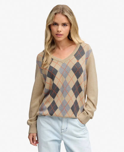 Beige Argyle