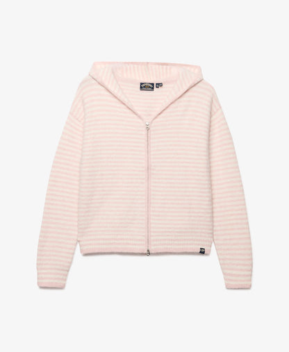Pale Pink/Off White Stripe