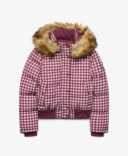 Mulberry/Cream Gingham