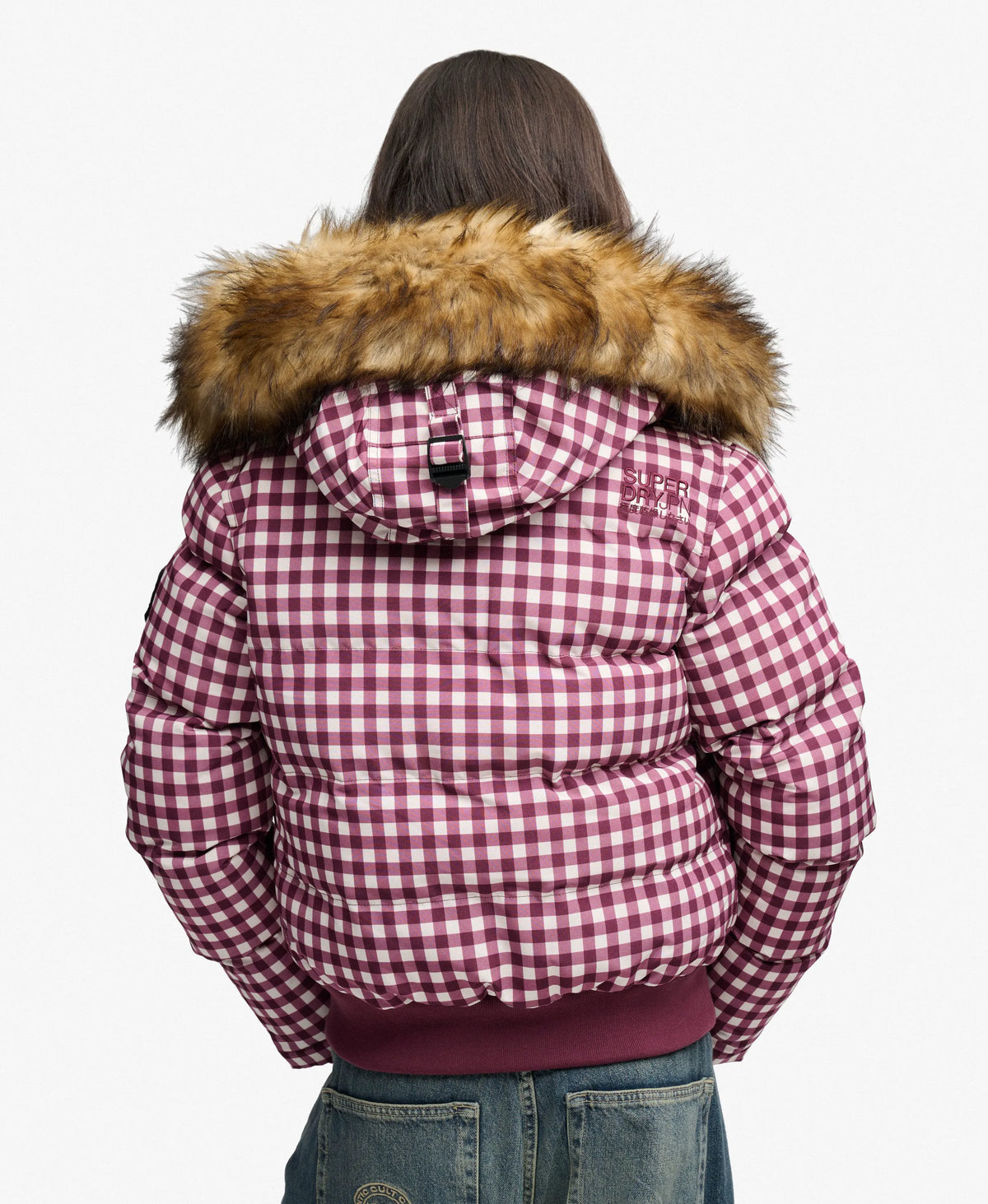 Mulberry/Cream Gingham