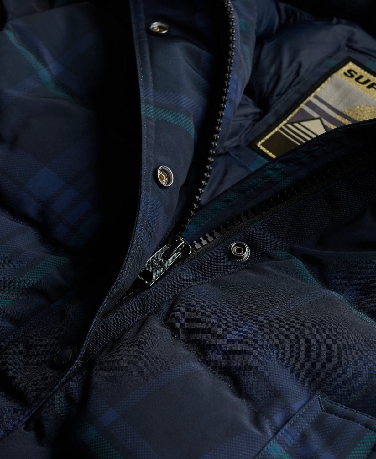Blue/Green Large Check