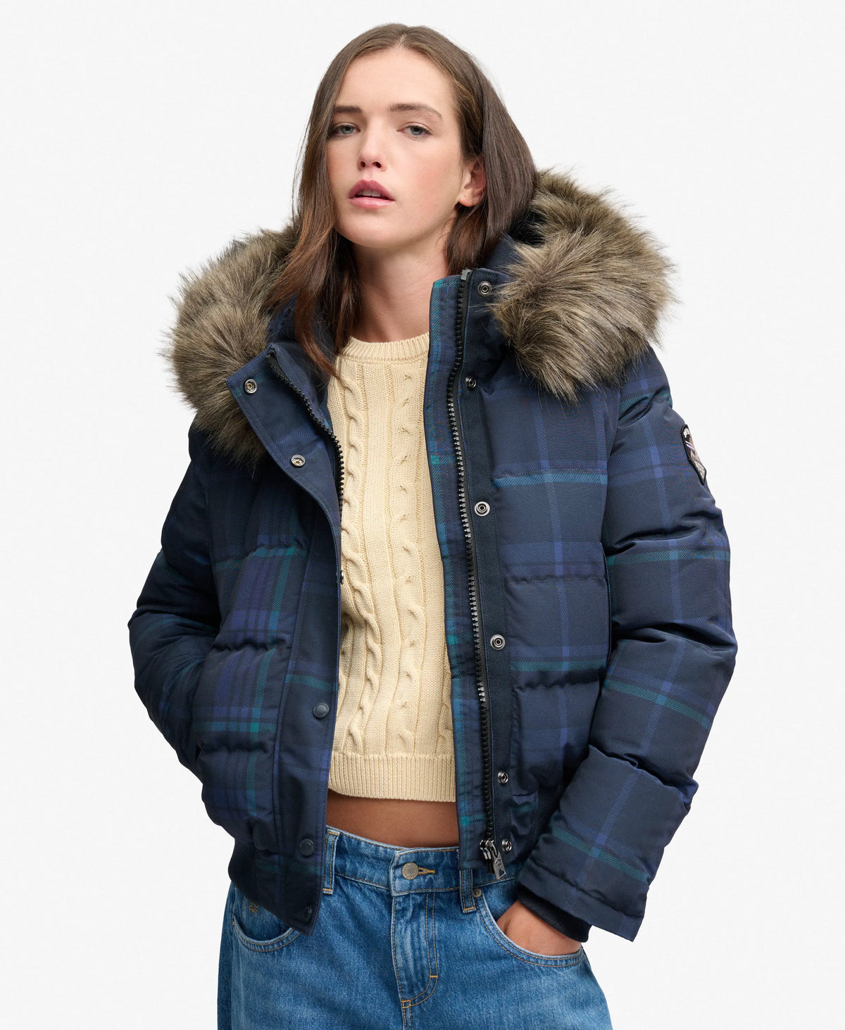 Blue/Green Large Check