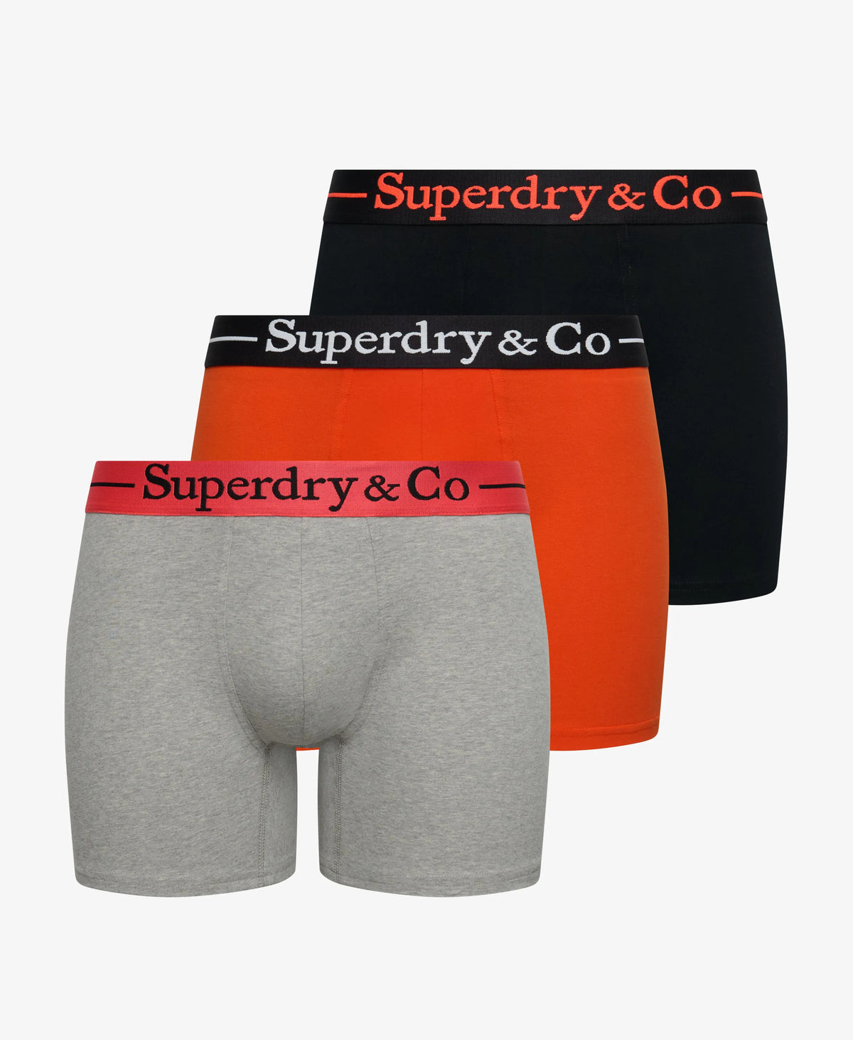 Black/Bold Orange/Grey Marl