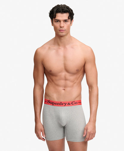 Black/Bold Orange/Grey Marl