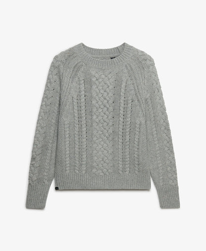 Wool Blend Mixed Stitch Jumper