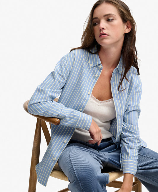 Broker Stripe Navy/ Lemon