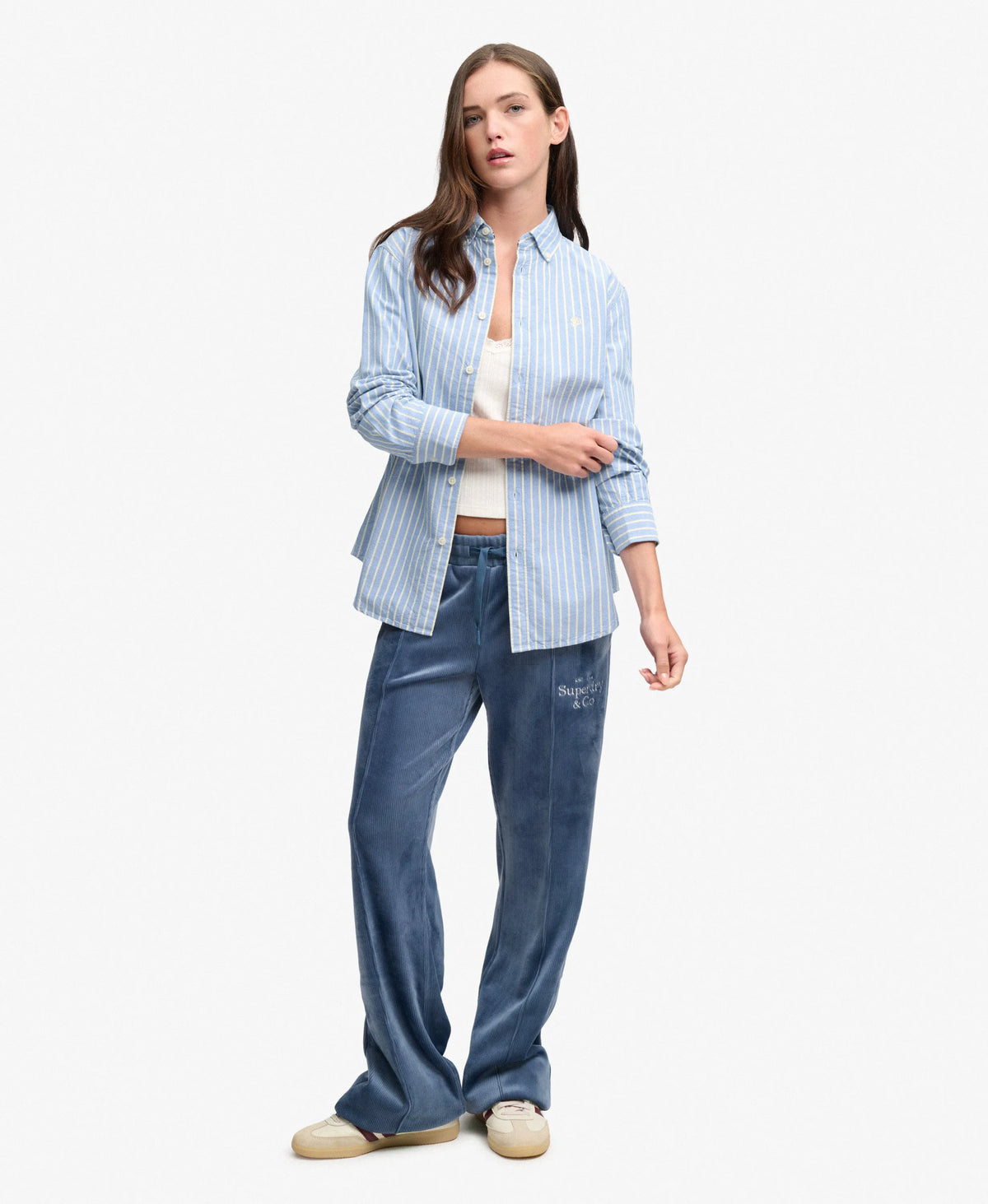 Broker Stripe Navy/ Lemon