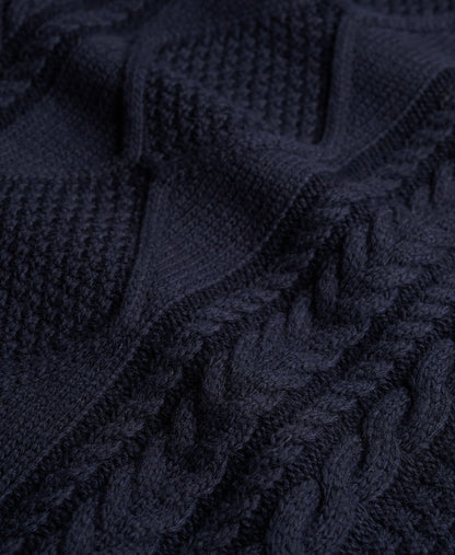 Slouchy Cable Knit Dress