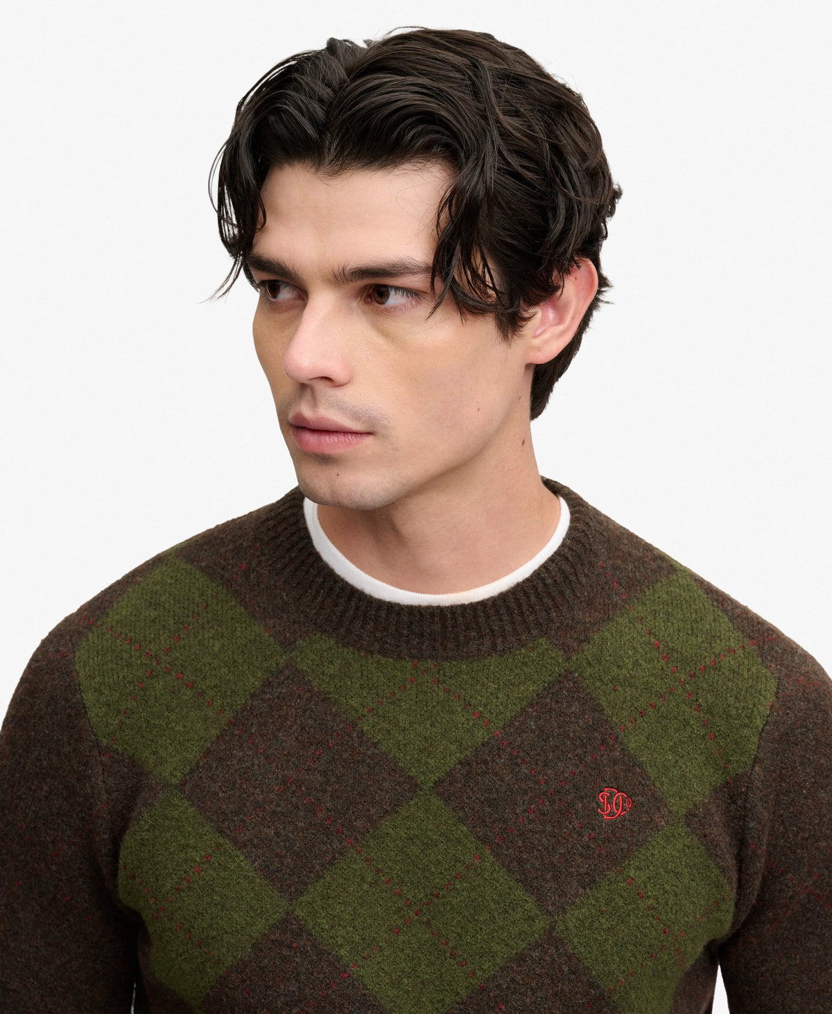 Brown/Green Argyle