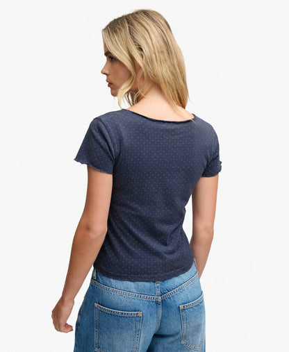 Mariner Navy Polka Dot