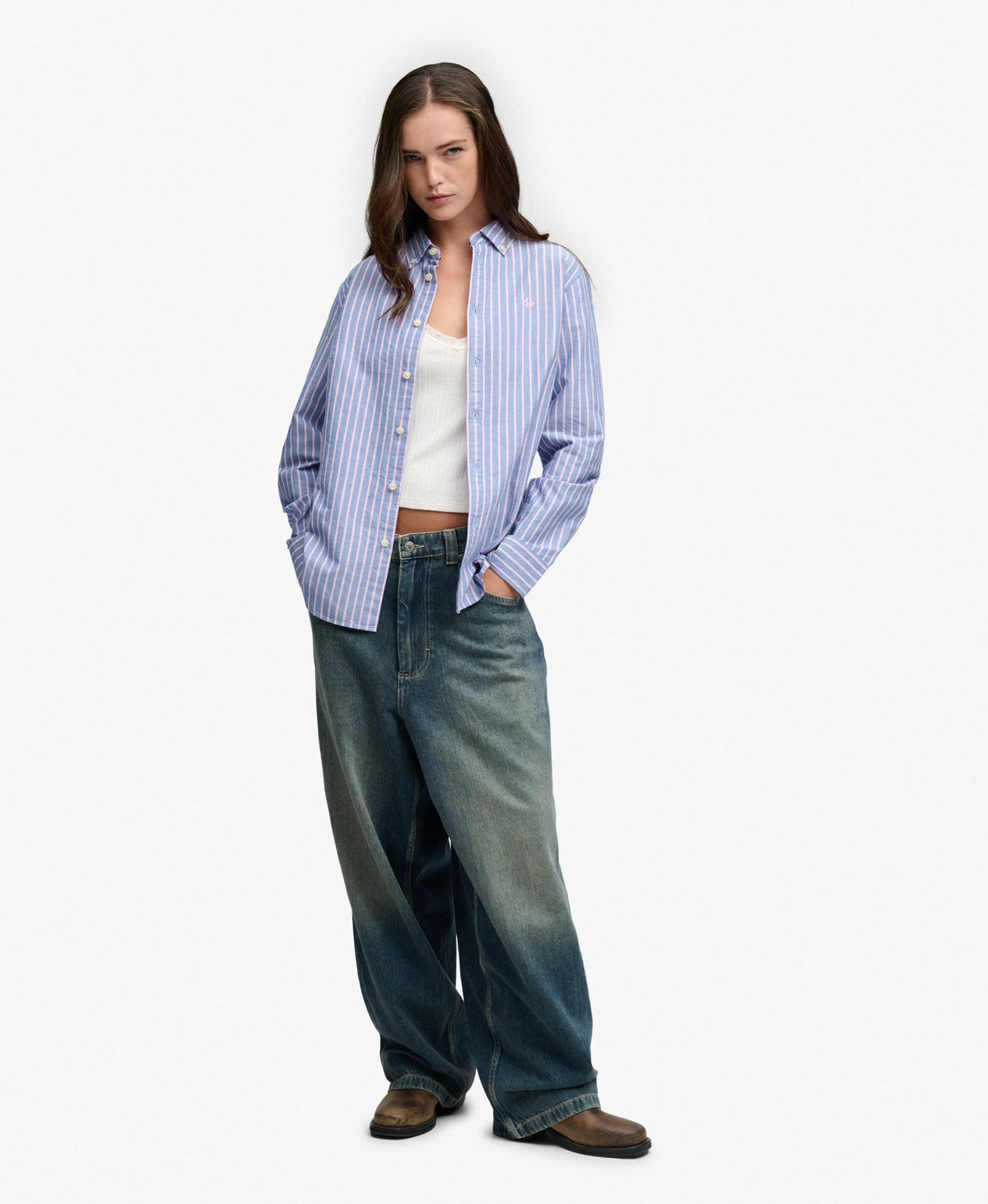 Broker Navy/Pink Stripe/Tonal