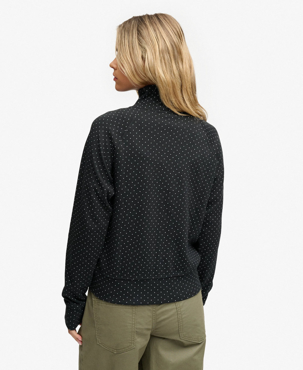 Black/Ecru Polka Dot