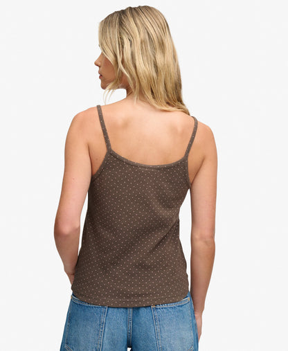 Brown/Pink Polka Dot