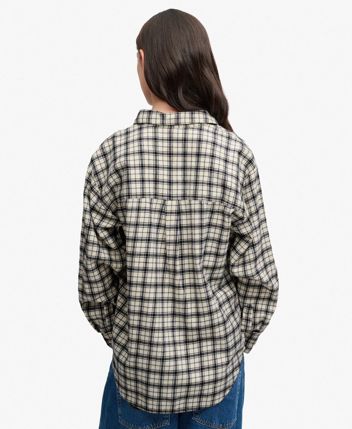 Check Flannel Relaxed Shirt