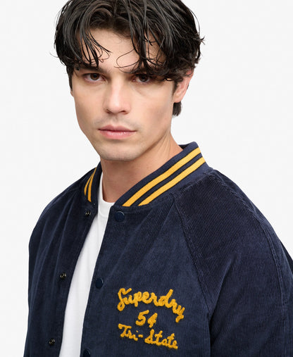 Cord Varsity Bomber Jacket