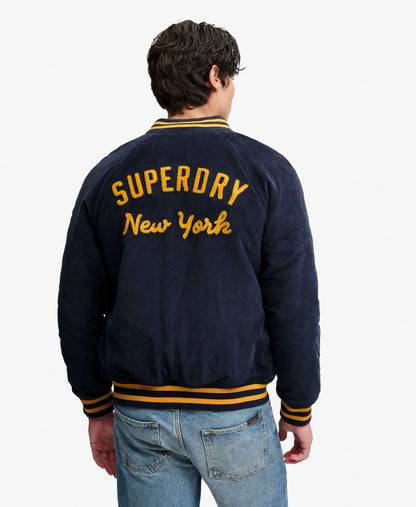 Cord Varsity Bomber Jacket