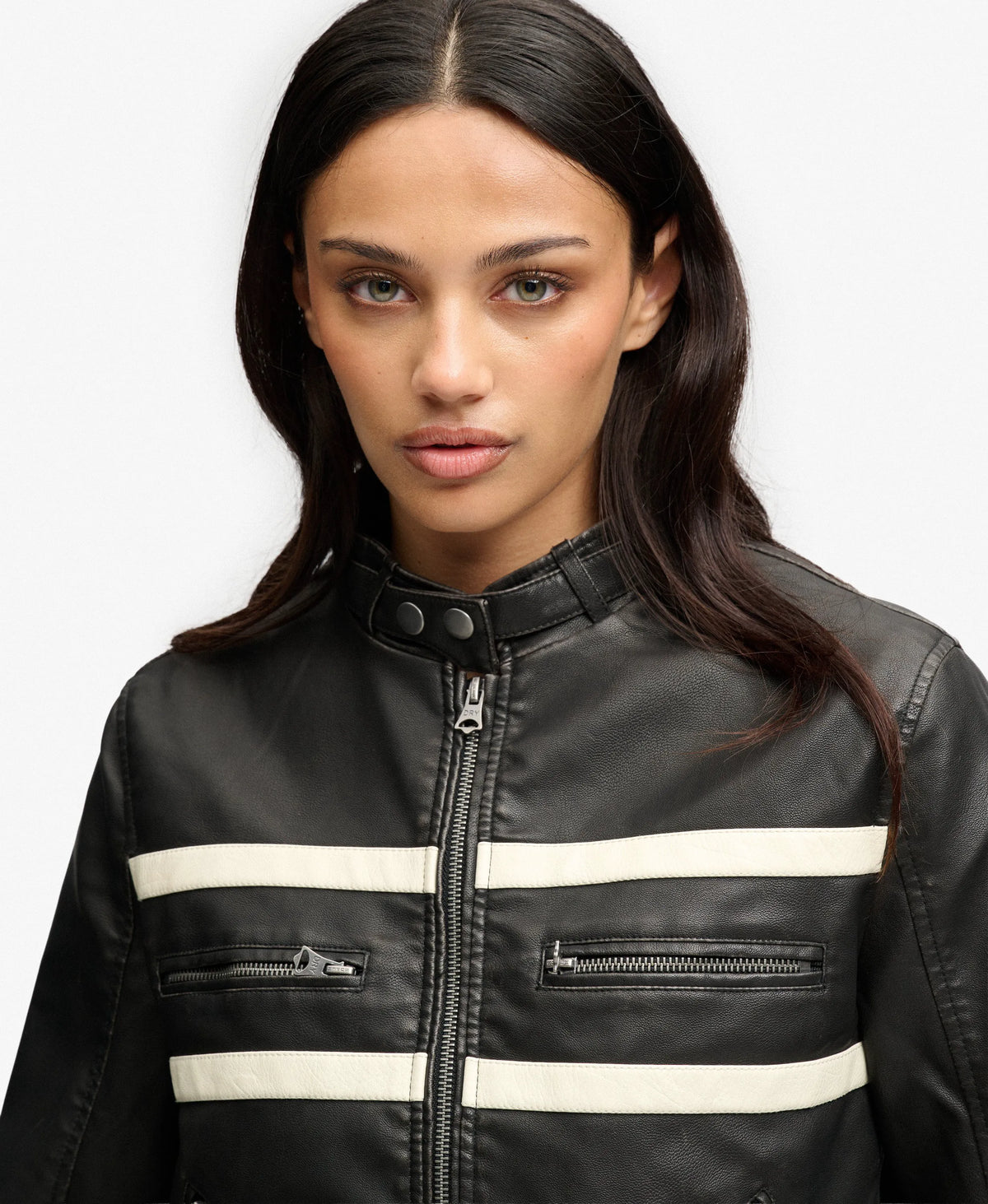 Moto Faux Leather Jacket