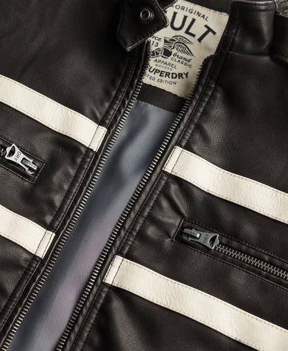 Moto Faux Leather Jacket