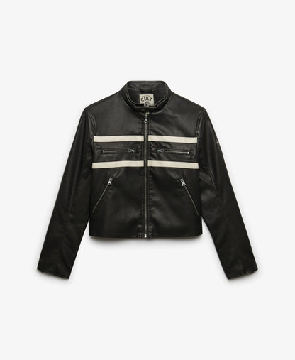 Moto Faux Leather Jacket
